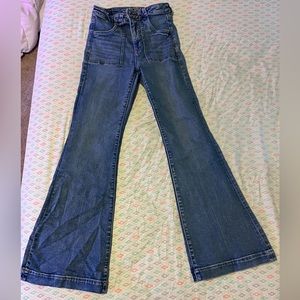 AE Ne(x)t Level Super High-Waisted Flare Jean